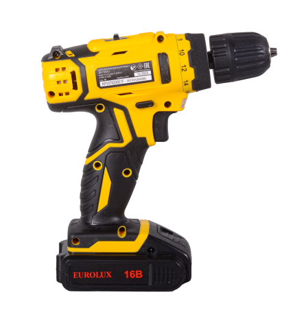 Cordless screwdriver drill Eurolux DA-16/2Li