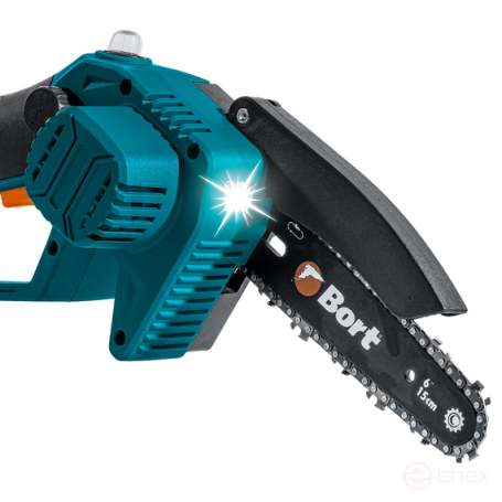 Cordless chain saw BORT BKS-216-Li (2x2Ah+battery)