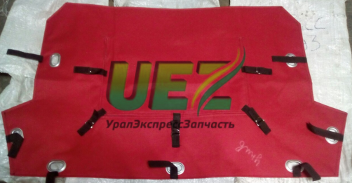 Radiator insulation URAL YAMZ-236/238, Ural-Kamaz without sidewalls-UNIVERSAL, red
