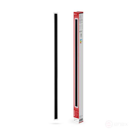 Светильник уличный светодиодный ДБУ MARS120-40AC-ВL 40Вт 3CCT 1200x80 IP54 черный IN HOME