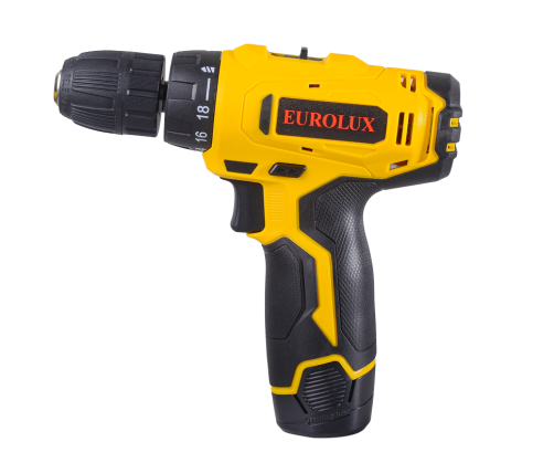 Cordless screwdriver drill Eurolux DA-12/2Li