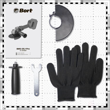Angle grinder rechargeable BORT BWS-21Li-Pro (without battery and charger)