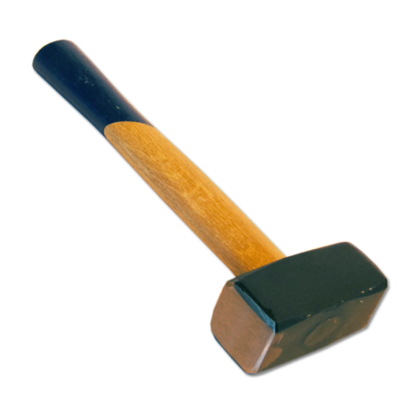 Sledgehammer "SANTOOL" 1500 gr wooden handle (forged firing pin)