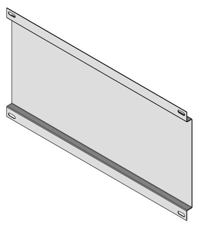 MULTICOLOR Mounting panel (600x220) (approx.) IP31/IP54 (WxDxH) Soc 1.5 mm