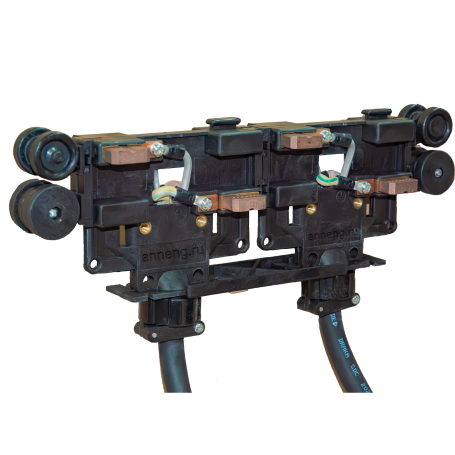 Current collector for HFP56 60A double (with L-1m cable), 56JD-4/60, 563160