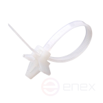 Хомут анкерный нейлоновый ЭРА NO-225-216 4.8 х 190 мм белый 50 штук