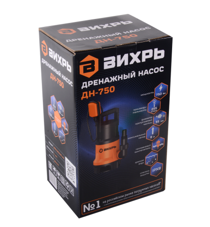 Дренажный насос ВИХРЬ ДН-750