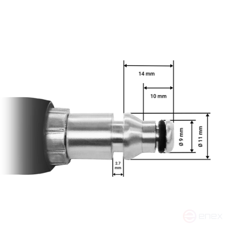 Шланг высокого давления BORT BHS-10-Soft-R
