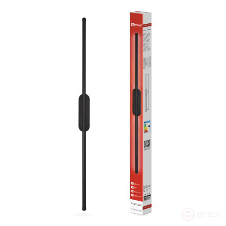 Светильник светодиодный ESTETIKA LUV-80C-40BL 15Вт 230В 4000K 1050Лм 800х50x25 черный IN HOME