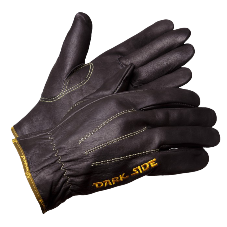 Improved Anatomical Leather Gloves Gward Force Dark Side