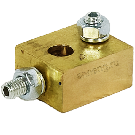 Socket power input terminal (brass) for HFP56 240A, 56EJ-2