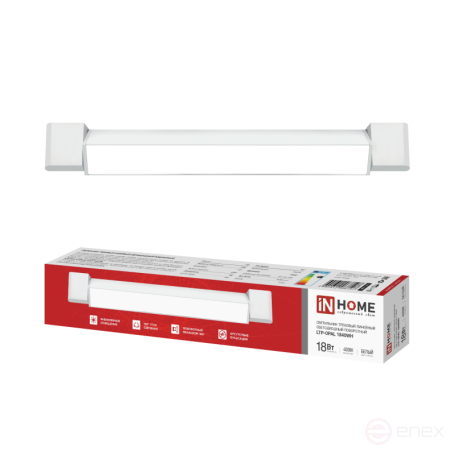 Светильник трековый линейный светодиодный поворотный LTP-OPAL 1840WH 18Вт 4000К 120гр 333мм белый IN HOME
