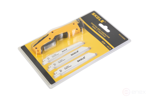 Набор сабельных пил с рукоятью Skole 4pc P2-010304