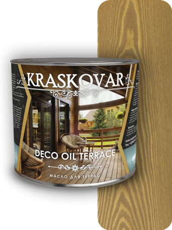 Масло для террас Kraskovar Deco Oil Terrace Тоскана 2,2 л.