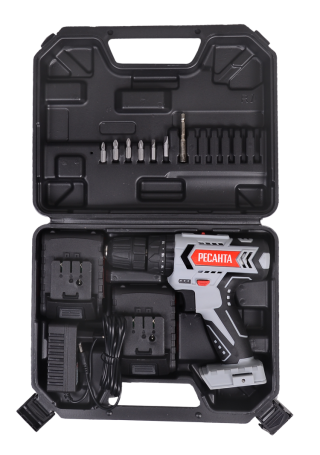 Cordless screwdriver drill DA-18-2LK-U Resanta