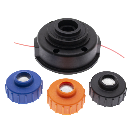 Катушка для триммера 10N, унив-ая с переходниками: болт М6х1.25, М8х1.25 левая, М8х1.25, ЧЕГЛОК (50)