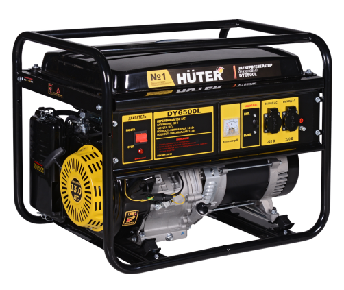 HUTER DY6500L Portable Gasoline Generator