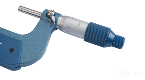 Микрометр гладкий с микровинтом из нержавеющей стали и теплоизоляционной накладкой 100-125 мм; 0,01 мм