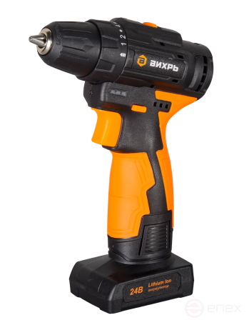 Cordless screwdriver drill Vortex DA-24L-2K/B (brushless motor)