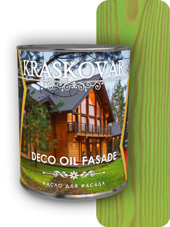 Kraskovar Deco Oil Facade Oil Lime green 0.75 l.