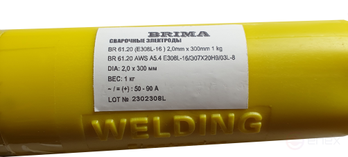 BRIMA BR 61.20 electrodes (E308L-16) (f 2.0 mm x 300 mm, 1 kg)