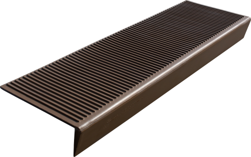 Anti-slip pad on the large corner step (Rubber tread) 1100*305*110 mm, beige
