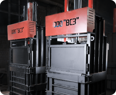 Vertical hydraulic press for recycling PGP-50