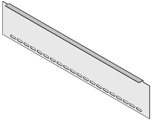 MULTICOLOR Полка отсека учета ВРУ (600) (оц.) IP31/IP54 (ШхВ) Sоц 1,0 мм