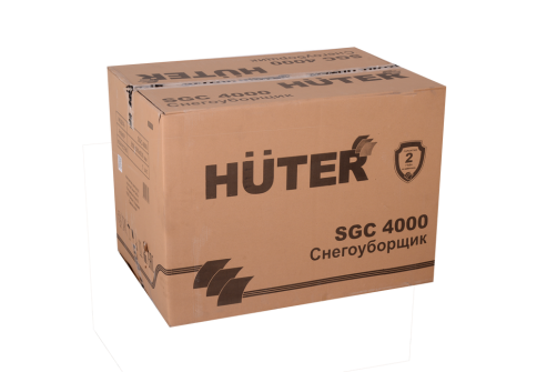 The HUTER SGC 4000 snowplow