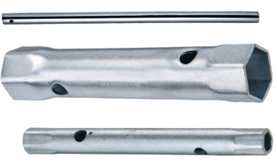 Double-sided socket wrench 19x22 mm