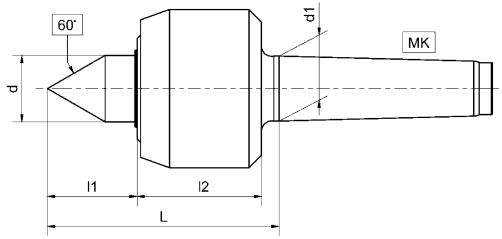 Precision rotating center, 800 series, KM 3