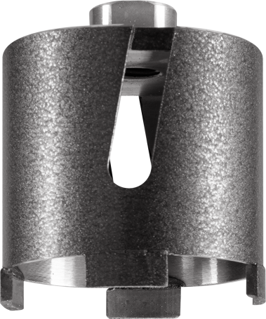 Heden diamond crown for cabinets 82x65 mm, M16, 4 segments, with side dust collector, art. 412.003