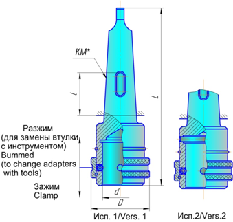 Chuck for quick-change tools (6152-0181)