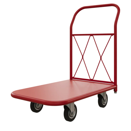 Platform trolley TP 1 RT (500x800) wheels d 125