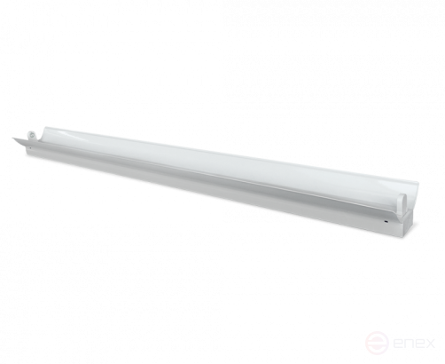 Светильник под светодиодную лампу SPO-101-1R 1хLED-T8-1200 G13 230В IP20 1200мм с рефлектором IN HOME