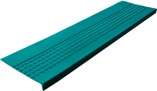 Rubber anti-slip step pad (Tread) Elongated Patch 1200x317x30 / color green