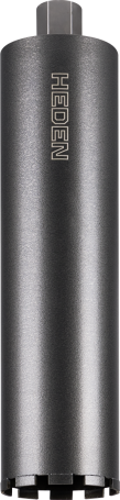 Heden diamond crown 122x450 mm, 1 1/4" UNC, 10 segments, art. 410.009