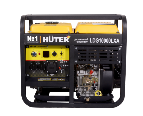 Электрогенератор дизельный LDG 10000LXА Huter