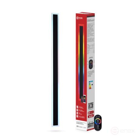 Светильник уличный светодиодный ДБУ MARS60-20RGB-SMART-ВL 20Вт 600x80 с пультом ДУ IP54 черный IN HOME