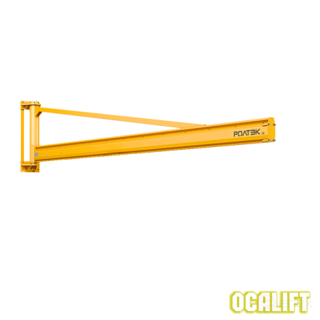 Кран консольный поворотный настенный (ККР) OCALIFT 500кг с вылетом стрелы 4м