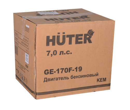 Двигатель бензиновый GE-170F-19 HUTER