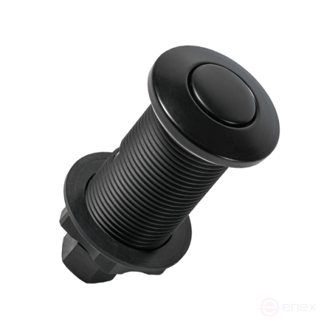 Chopper Kit Flange + BORT button (Black) (Sink Strainer)