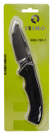 Universal folding knife, 190 mm, black stainless steel