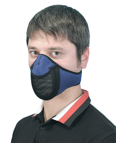 Антисмоговая маска Полумаска АМ 1.1. (синий) САЙВЕР|SAYVER