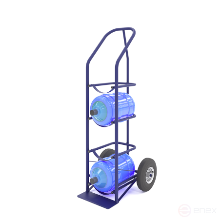 Тележка для перевозки 4-х баллонов воды ВД 4 (колёса литые d 250)