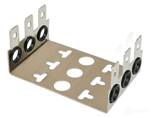 Хомут монтажный под 3 плинта, Ripo