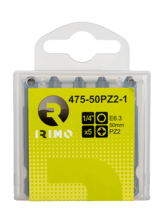 Биты PZ3 50 мм 1/4, 5 шт.