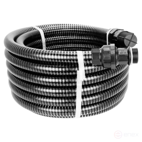 WGH-SET-10, JEMIX Комплект для подключения насосной станции, спиральный шланг 10 метров