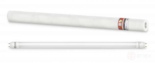 Лампа светодиодная LED-T8-М-PRO 10Вт 230В G13 4000К 1000Лм 600мм матовая неповоротная IN HOME