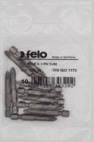 Felo Bit cross series Industrial PH 2X50, 10 pcs 03202510